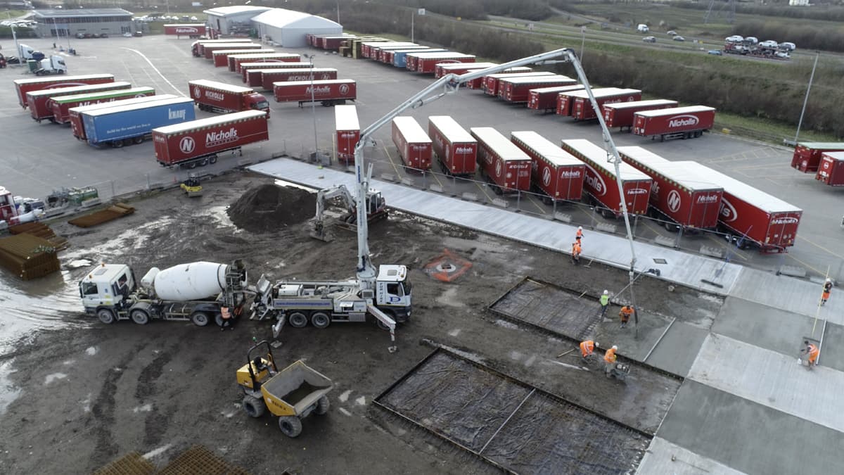 concrete pour 10