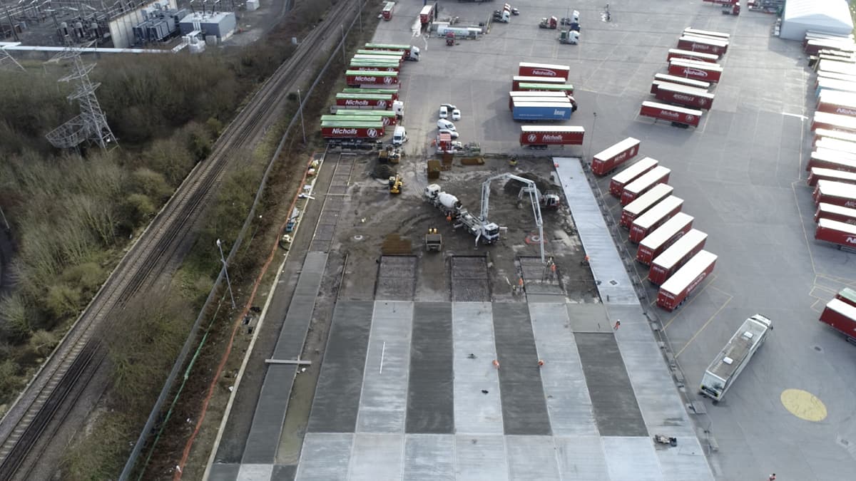 concrete pour 7